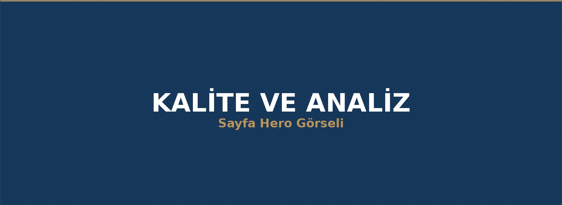 Vital Active akredite laboratuvar analiz süreci